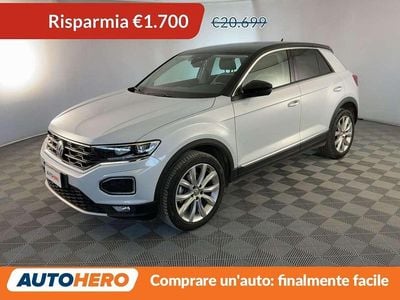 Usata VW T-Roc Advance 150 CV (110 kW) 2019 Bianco SUV