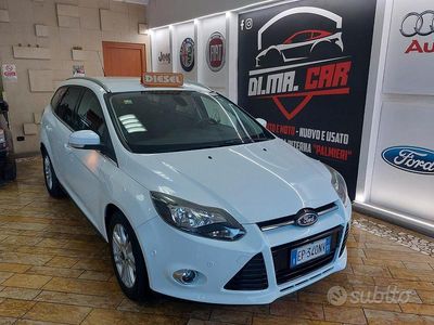Usata Ford Focus Titanium 115 CV (84 kW) 2013 Bianco Station wagon