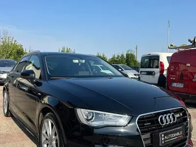 Usata Audi A3 S-Line 110 CV (80 kW) 2016 Nero Berlina