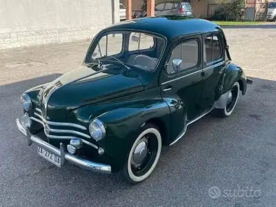 Usata Renault 4CV 1950 Verde Berlina