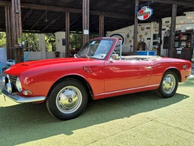 Usata Fiat 1200 S 58 CV (42 kW) 1965 Rosso Cabrio