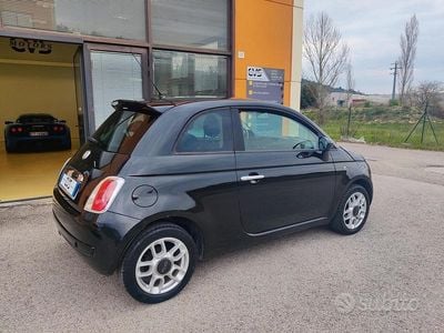 Begagnad Fiat 500 69 HK (50 kW) 2008 Svart Sedan