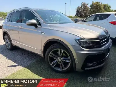 Usata VW Tiguan R-line 150 CV (110 kW) 2019 Grigio SUV