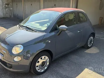 Usata Fiat 500C 69 CV (50 kW) 2015 Grigio Cabrio