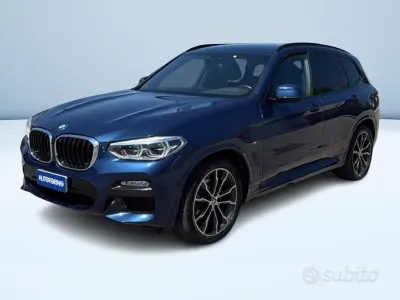 Usata BMW X3 M Sport 190 CV (139 kW) 2019 Blu metallizzato SUV