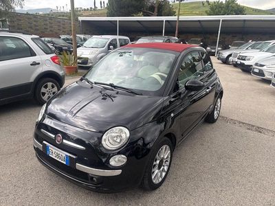Usata Fiat 500C Lounge 95 CV (69 kW) 2013 Nero Cabrio