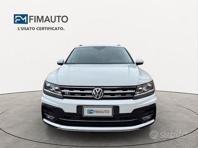 Usata VW Tiguan R-line 150 CV (110 kW) 2019 Bianco SUV