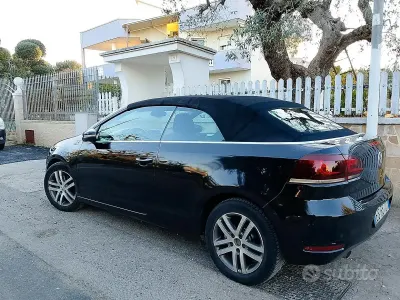 Usata VW Golf Cabriolet 105 CV (77 kW) 2013 Nero Cabrio