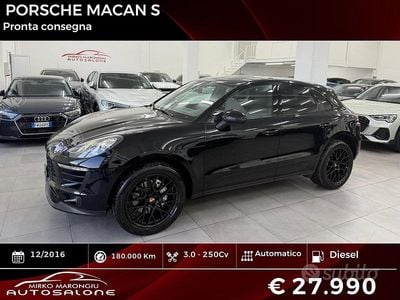 Usata Porsche Macan 250 CV (183 kW) 2016 Nero SUV