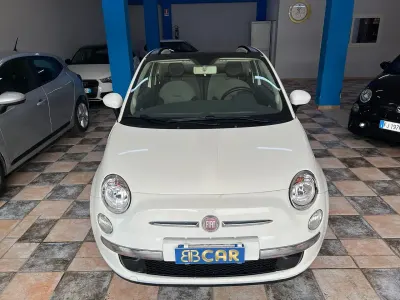 Usata Fiat 500C Lounge 95 CV (69 kW) 2011 Bianco Cabrio