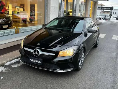 Usata Mercedes CLA180 109 CV (80 kW) 2017 Nero Coupé
