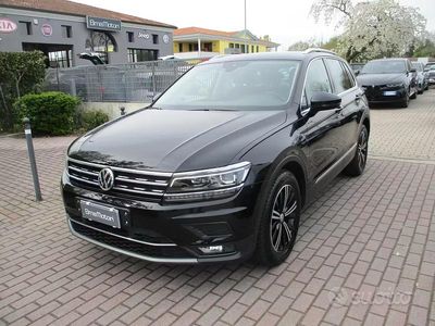Usata VW Tiguan Advance 150 CV (110 kW) 2019 Nero SUV