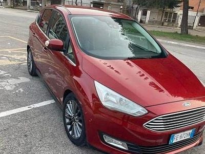 Usata Ford C-MAX ST-Line 120 CV (88 kW) 2016 Rosso Monovolume