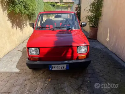 Usata Fiat 126 1995 Rosso Utilitaria