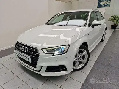 Brugt Audi A3 Design 115 HK (84 kW) 2018 Hvid Sedan