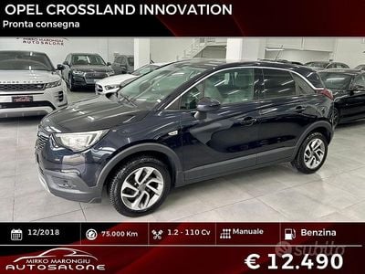 Usata Opel Crossland X 110 CV (80 kW) 2018 Blu SUV