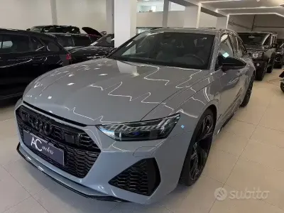 Usata Audi RS6 S-Line 600 CV (441 kW) 2022 Grigio Station wagon