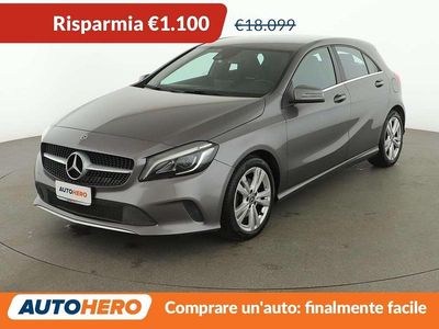 Usata Mercedes A200 136 CV (100 kW) 2017 Grigio Berlina
