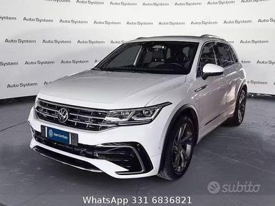 Usata VW Tiguan R-line 150 CV (110 kW) 2023 Bianco SUV