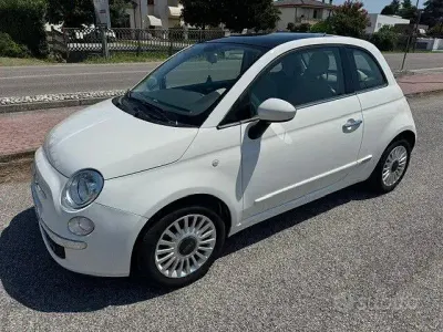 Usata Fiat 500 Lounge 69 CV (50 kW) 2013 Bianco Berlina
