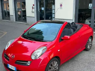Usata Nissan Micra 88 CV (64 kW) 2007 Rosso Cabrio