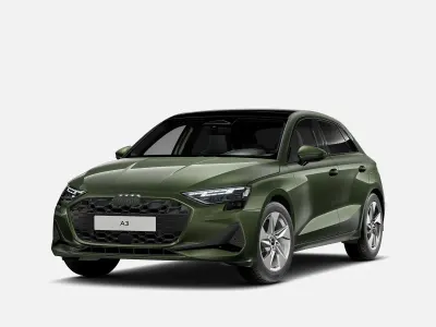 Nuova Audi A3 Advanced 150 CV (110 kW) 2026 Verde district metallizzato