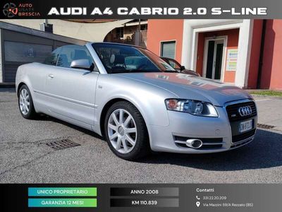 usata Audi A4 Cabriolet 2.0 TDI 140 Cv *S-line interno/esterno*