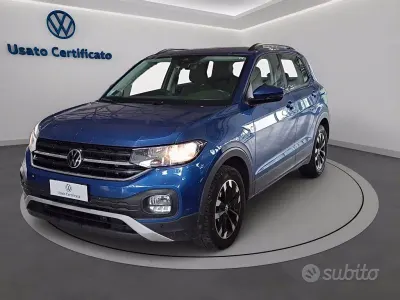 Usado VW T-Cross Style 110 CV (80 kW) 2023 Azul SUV