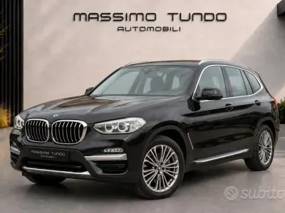 Usata BMW X3 Luxury Line 190 CV (139 kW) 2020 Nero SUV