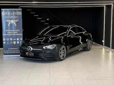 Usata Mercedes CLA200 Premium 150 CV (110 kW) 2020 Nero Berlina