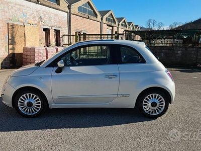 Usata Fiat 500 Lounge 69 CV (50 kW) 2010 Bianco Berlina