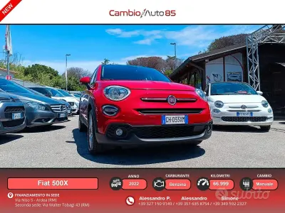 Usata Fiat 500X Connect 120 CV (88 kW) 2021 Rosso SUV
