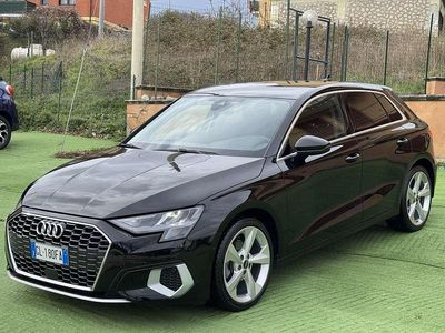 Usata Audi A3 Advanced 150 CV (110 kW) 2022 Nero Berlina