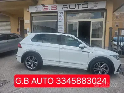 Usata VW Tiguan R-line 150 CV (110 kW) 2021 Bianco SUV