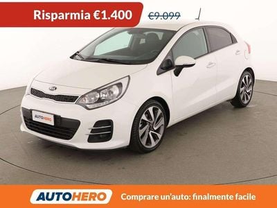 Usata Kia Rio 90 CV (66 kW) 2015 Bianco Berlina