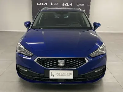 Usata Seat Leon XCELLENCE 150 CV (110 kW) 2021 Blu/azzurro Station wagon