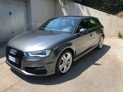 Usata Audi A3 S-Line 122 CV (89 kW) 2014 Grigio Berlina