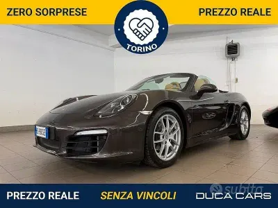 Usata Porsche Boxster 265 CV (194 kW) 2014 Marrone Cabrio