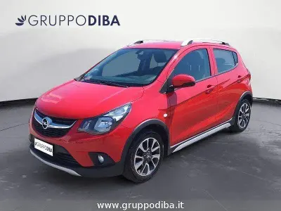Usata Opel Karl Rocks 75 CV (55 kW) 2018 Rosso Utilitaria