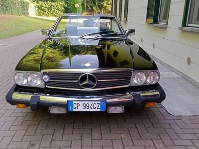 Usata Mercedes SL380 218 CV (160 kW) 1981 Nero Cabrio