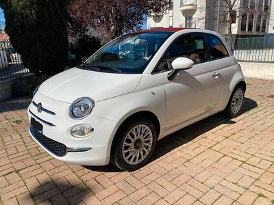 Usata Fiat 500 Lounge 69 CV (50 kW) 2017 Bianco Cabrio