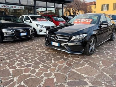 Usata Mercedes C220 AMG 169 CV (124 kW) 2014 Nero Berlina