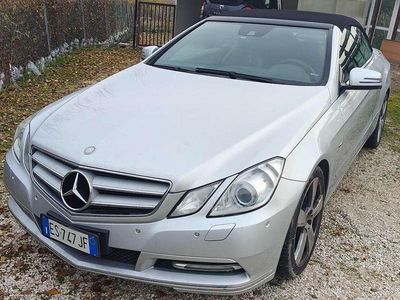 Usata Mercedes E350 Avantgarde 231 CV (169 kW) 2013 Argento Cabrio
