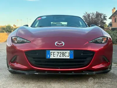 Usata Mazda MX5 131 CV (96 kW) 2016 Rosso Cabrio