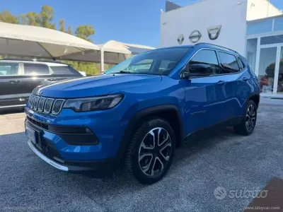 Usata Jeep Compass Limited 131 CV (96 kW) 2021 Blu/azzurro SUV