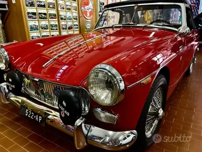 Usata MG Midget 65 CV (47 kW) 1960 Rosso Cabrio