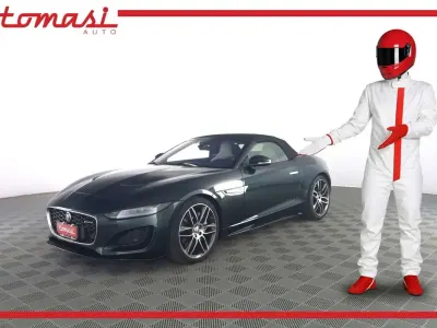 Usata Jaguar F-Type R-Dynamic 300 CV (220 kW) 2023 British racing green (con capo Cabrio