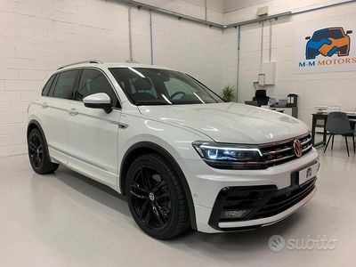 Usata VW Tiguan R-line Plus 180 CV (132 kW) 2017 Bianco SUV