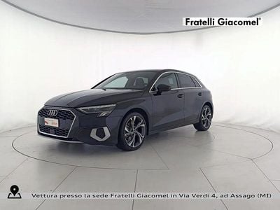 Usata Audi A3 Advanced 150 CV (110 kW) 2021 0e nero mito metallizzato Berlina