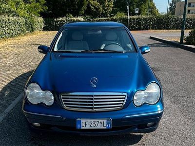 Usata Mercedes C200 Elegance 2003 Blu Berlina
